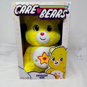 Care Bears 14" SuperStar‎ Bear, Yellow 2022 Target Exclusive BRAND NEW